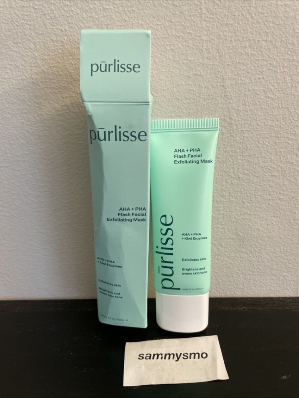 Purlisse Aha + Pha Flash Facial Exfoliating Mask 50Ml/1.7Oz New